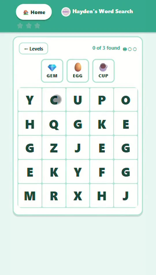 Word Search — a short gameplay clip
